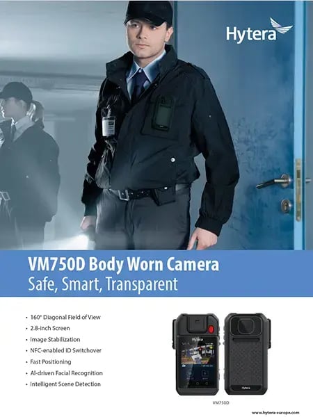 Hytera VM750D Brochure cover