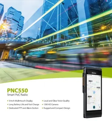 hytera PNC550 brochure cover