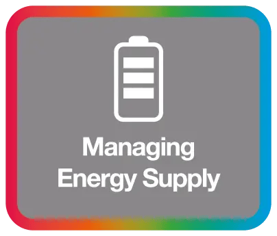 managing energy supply icon multi