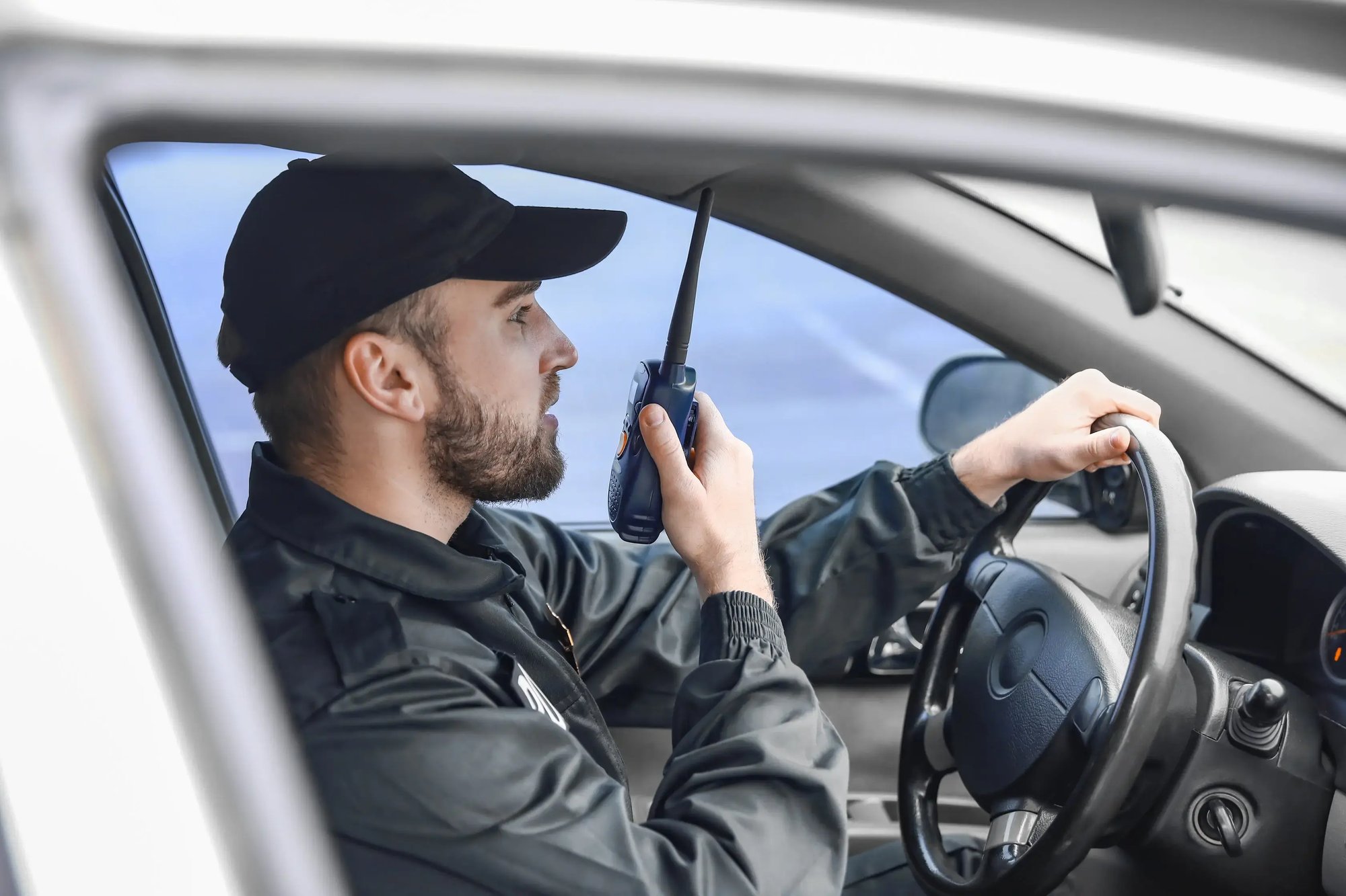 two way radio in car